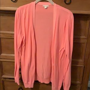 Peach orange gap cardigan